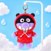 13000 호빵맨 우비 인형 키링 14cm-세균맨(레드) [B2-979486]